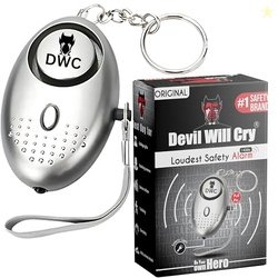 Devil Will Cry Defence Emergency Alarm in Keychain | Flash Light | Wir