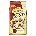 Saffola Oats Multigrain | 480g | 5 Super Grains-Rolled Oats, Ragi, Quinoa, Jowar, Barley | Helps Reduce Cholesterol, Helps Manages Weight, Reduce Risk of High BP, Aids Digestion