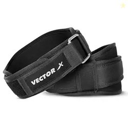 Vector X Go Fit 6 Inch Weight Lifting Gym Belt Quick Locking Gym Belt