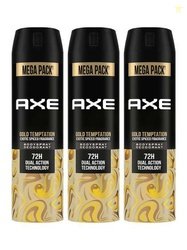 AXE Men 3-Pcs Gold Temptation Deo