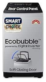 Samsung Smart Choice 8 kg, 5 star, Eco Bubble Tech, Digital Inverter Motor, Soft Closing Door, Fully-Automatic Top Load Washing Machine (WA80BG4441BGTL, Light Gray)