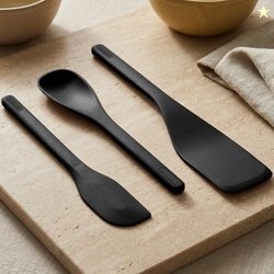Ember Cookware Silicone Spatula Set of 3  Stir, Flip & Scraper | Plati