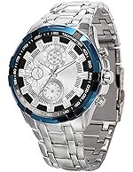 Shocknshop Analog Black Dial Business Stainless Steel Wrist Watch for Mens (Black Dial and Strap) -W60