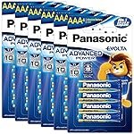 Panasonic Evolta AAA Alkaline Advanced Power, Extra Power Formula, no Mercury add, Anti-Leak Seal, Protects Power for up to 10 Years, Pack of 24