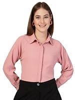 Style Quotient Women Pink Smart Casual Shirt