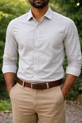 SRK Men Slim, Tailored Fit Printed Casual Shirt