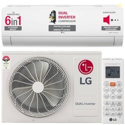 LG 1 Ton 4 Star DUAL Inverter Split AC (Copper, AI Convertible 6-in-1