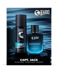 Beardo Mariner Eau De Parfum & Capt Jack Body Spray Set for Men