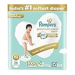 Pampers Premium Care Pant Style Baby Diapers | Extra-Large (XL size) | 36 Count | Voted India’s Softest | All-in-1 with 360 Cottony Softness Diapers | 12-17kg