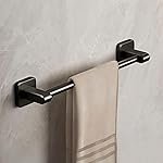 Aluminum Towel Holder in Bathroom | Self Adhesive Towel Rod for Bathroom Wall | Bathroom Hangers for Clothes