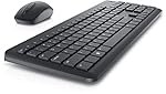 Dell KM3322W Wireless USB Keyboard and Mouse Combo, Anti-Fade & Spill-Resistant Keys, up to 36 Month Battery Life, 3Y Advance Exchange Warranty – Black