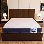 SleepyHug AirCell Ortho Luxe Plus 5 inch Orthopedic Mattress, CoolFlow Memory Foam Mattress with Honeycomb Grid, Perfect for Double Bed, for Back Pain Relief, Firm Yet Soft, Removable Cover (75x48x5)