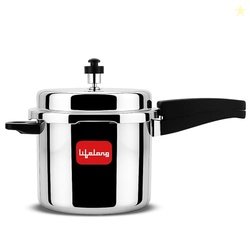 Lifelong Stainless Steel Pressure Cooker 5Liters | Induction & Gas Sto