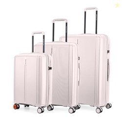 Nasher Miles The Line Hard-Sided Polypropylene Luggage Set of 3 | 55cm