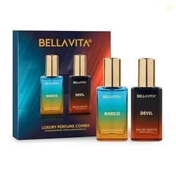 BELLAVITA Narco & Devil | Long Lasting 2x20ml EDP Perfume for Man and