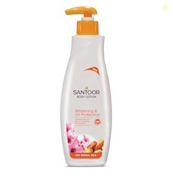 Santoor Perfumed Body Lotion with Sandalwood & Sakura Extracts for Ski