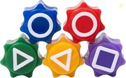 GRAPHENE Gonggi Game Set Korean Stones Plastic Dices Playing Pieces wi