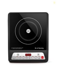 Longway Elite Plus IC Black 2000 Watt Induction Cooktop With Auto Shut