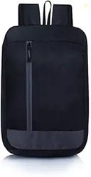 BigPlayer Men's and Women's Black PU Casual Backpack - Elegant and Tou