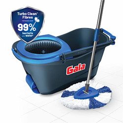 Gala Turbo Spin Mop Removes over 99% bacteria,Triangular head & Easy b