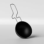 Lifelong Cooking Tadka Pan with Steel Handle | 350ml | Aluminum Non-Stick Coating | 11cm Tadka Pan for Kitchen, Small Frying Pan, Gas Compatible Cookware, Kitchen Utensils (LLTDP01, Black)