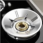 Lifelong Gas Saver Burner Stand | Gas Saver Jali for Stove 1 Burner | Energy Saver, Fire & Windproof Home Gas Stove | Gas Burner Washable Round Stand (LLGSS01, Silver)