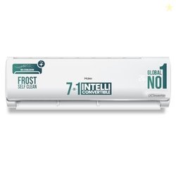Haier 1.5 Ton 3 Star Twin Inverter Split AC (Copper, 7 in 1 Convertibl