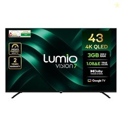 Lumio Vision 7 109 cm (43 inches) 4K Ultra-HD Smart QLED TV FTW1-ADSG
