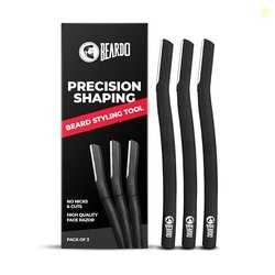 Beardo Beard Styling Tool for Men | Pack of 3 | Beard Styling Razor fo