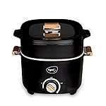 Pigeon Stainless Steel By Stovekraft Everyday Plus Multi-Cook Kettle,1000 Watts,2.5 Litre, Used For Boil, Brew, Cook & Serve All In One (Black)