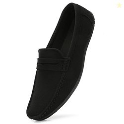 Stylelure Black Eco Friendly & Light Weight Flexible Mesh Knit Loafers