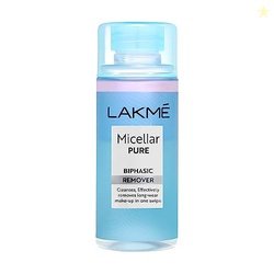 Lakme Biphasic Micellar Face Cleansing Water 100ml | Removes Waterproo