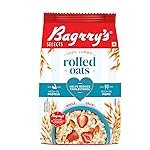 Bagrryâs 100% Jumbo Rolled Oats 1kg | Prebiotic, Whole Grain, High Fibre & Protein Breakfast Cereal | Non-GMO Oats | No Added Sugar & Preservatives | Perfect or Weight Loss & Heart Health | Instant Oats for Breakfast
