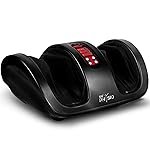 Dr Physio USA 1019 Electric Foot Massager Machine for Pain Relief, Muscle Relaxation & Improving Blood Circulation with Kneading Function, Calf & Leg Massager (Black)