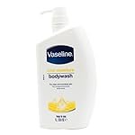 Vaseline Total Moisture Body Wash Pump Bottle for Healthy, Washes Away Dirt & Impurities, Fights Skin Dryness, Easy to Rinse, Gentle Body Cleanser for Nourished & Smooth Skin, 1L