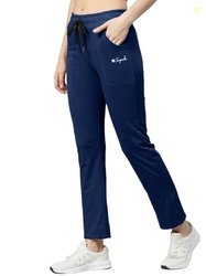 Pinkmint Women Cotton Track Pants with Both Side Pockets | Elastic Wai