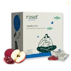 R3SET Apple Cider Vinegar Gummies - 30 Days | Natural Detox & Metaboli