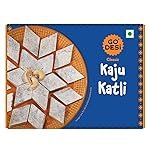 GO DESi Classic Kaju Katli 200 grams, Made with Cashew Nuts, Sweets Indian Mithai, Indian Sweets Gift Pack