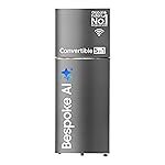 Samsung 350 L, 3 Star, Convertible 5-in-1, Digital Inverter, Frost Free Double Door, WiFi Enabled Bespoke AI Refrigerator (RT38DG5A4DS8HL, Elegant Inox, Silver)