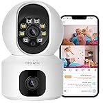 Maizic Smarthome 5+5 MP CCTV Camera 360ï¿½ Security WiFi Camera, Pan & Tilt, Color Night Vision 20M, Human Detection, Smart Motion Tracking, 2-Way Talk