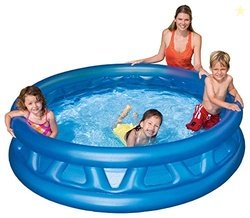 Intex Ajmeri Soft PVC Pool for Kids, 6 Feet (Blue)