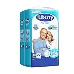 Liberty Eco Adult Diaper Pants, Medium (M) Size, 20 Count, Waist Size (61-115cm | 24-45 inches), Unisex, High Absorbency, Leak Proof, Overnight Protection, Pack of 1