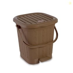Nayasa Mikado Dustbin with Lid & Handle | Large 13.5 Litres Waste Bin