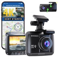 Crossbeats RoadEye DC03 | 4K Dash Cam for Car | 8MP Sony STARVIS | 2-C