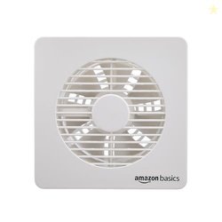 Amazon Basics Axial 6'' Fan | 22W | 7 Blades | 150 mm Sweep | 7.1 dB L