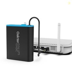 Oakter Mini UPS Basic for WiFi Router Broadband Modem | Supports 12V-2