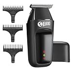 Beardo Apex Go Trimmer for Men – 80-Min Run Time – Powerful 5500 RPM motor – Compact Travel-Friendly Design – Self-Sharpening Blades, 3 Comb Attachments, Type-C Charging, Digital Display | Gift For Brother & Friends