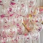 Just Party Confetti Balloons – Pack of 25 (Pink)