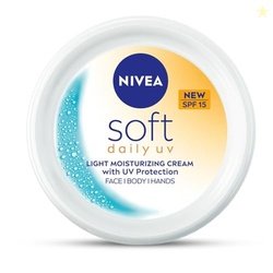 NIVEA Soft Daily UV Light Moisturising Cream with SPF-15, 200ml