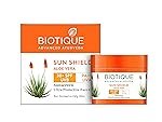 Biotique Sun Shield Aloe vera 30+ SPF UVB Sunscreen Ultra Protectective Face Cream, 50g.